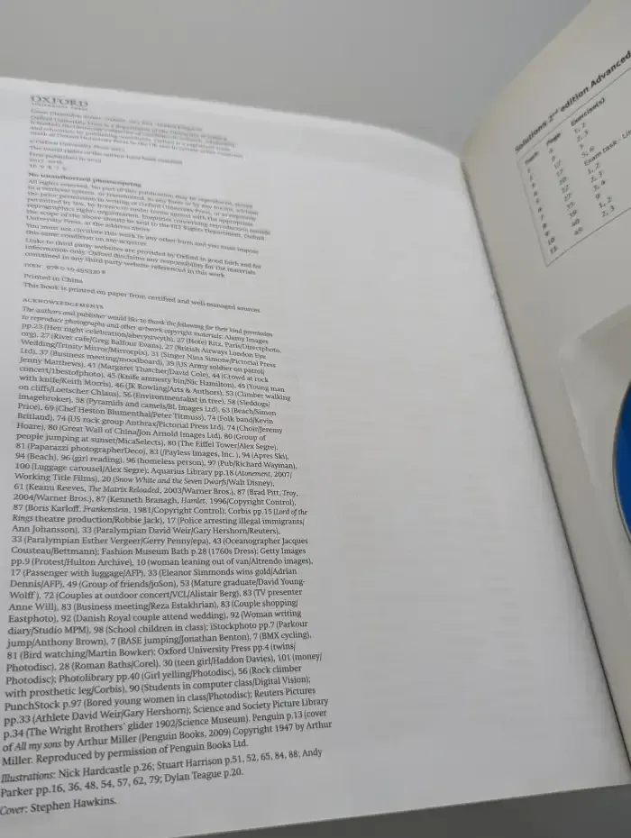 Solutions: Advanced Workbook