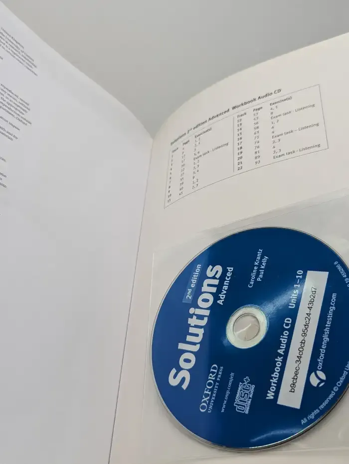 Solutions. Advanced Workbook. With audio CD