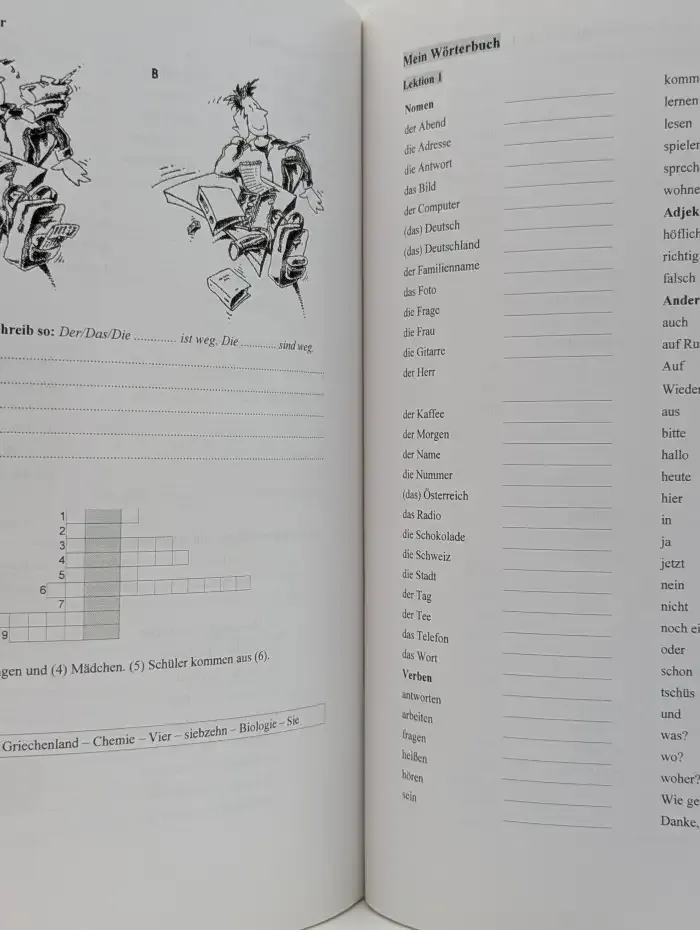 Ubungsbuch fur Anfanger. Lektion 1–6. Teil 1