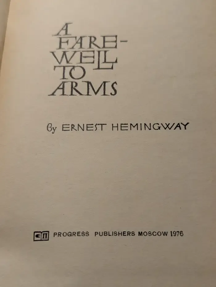 A Farewell to Arms