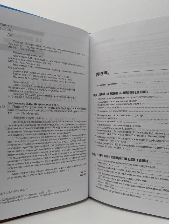 Пирамиды упущенных возможностей. Российская версия капитализма для своих