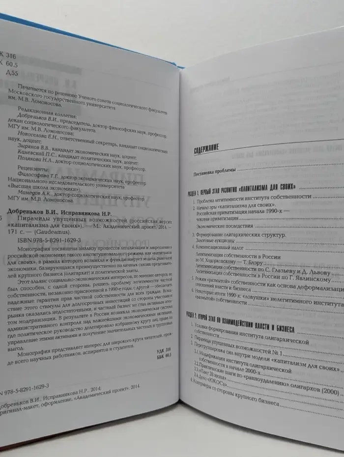 Пирамиды упущенных возможностей. Российская версия капитализма для своих