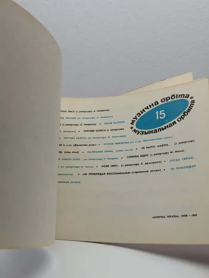 Музыкальная орбита. Выпуск № 15/1969