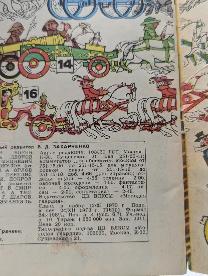 Техника – молодёжи. Выпуск № 1/1974