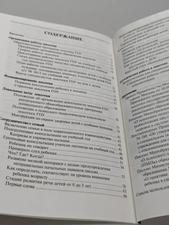 Лекотека в ДОУ: Организация, документация