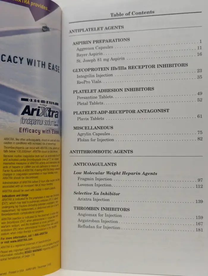 Antiplatelet & Antithrombotic Prescribing Guide