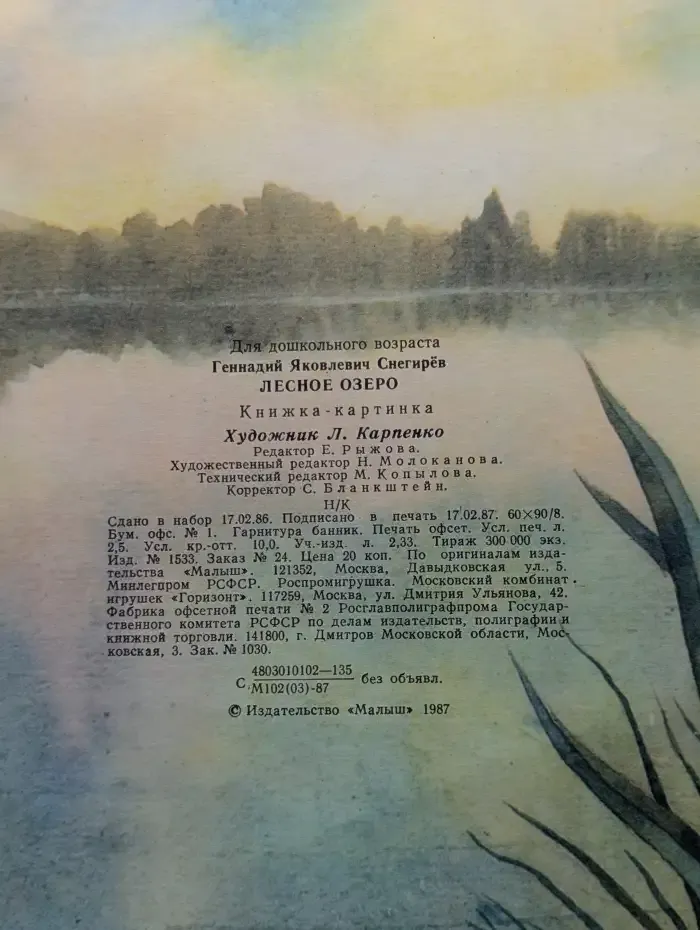 Лесное озеро