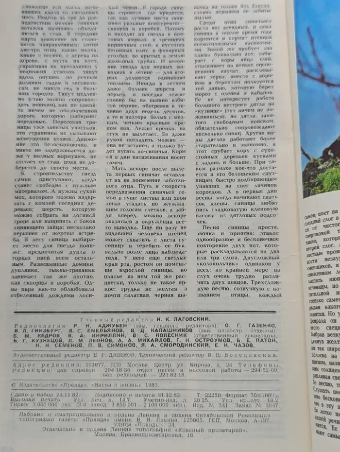 Журнал "Наука и жизнь". Выпуск № 2 / 1983