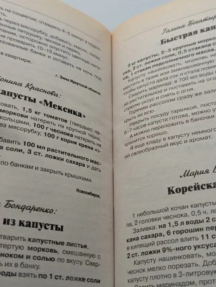 Журнал "Рецепты на бис". Выпуск № 1 / 2012. Заготовки
