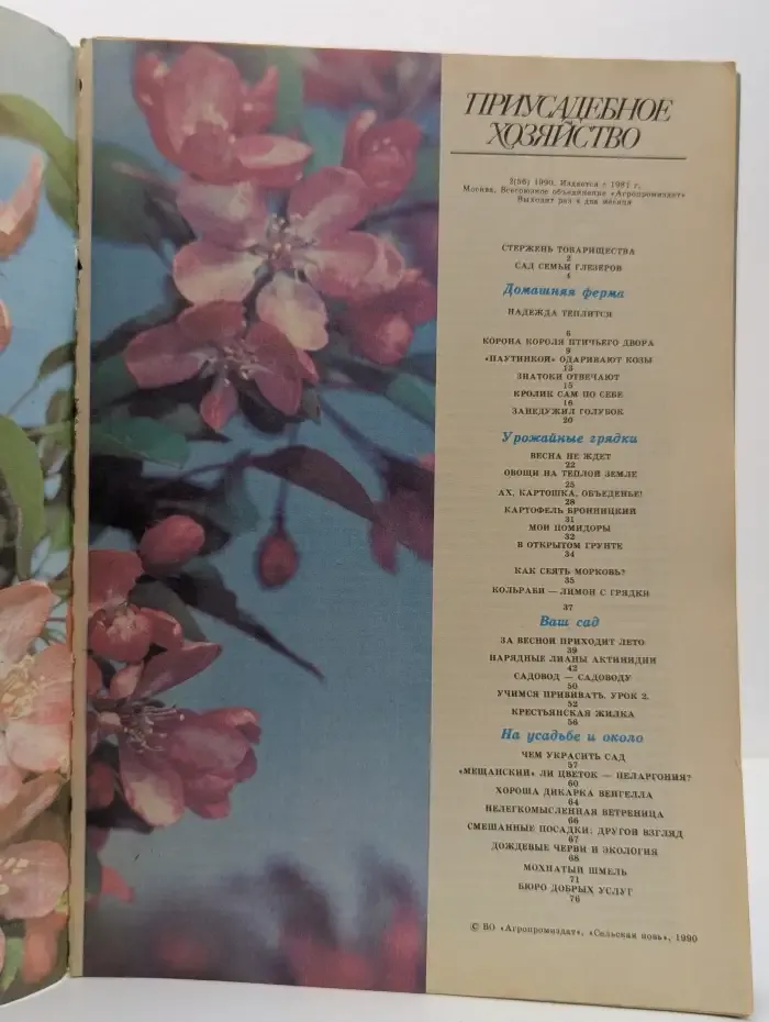 Приусадебное хозяйство. Выпуск № 2/1990