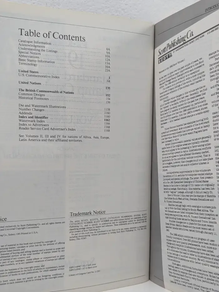 Standart Postage Stamp Catalogue 1992. Volume 1