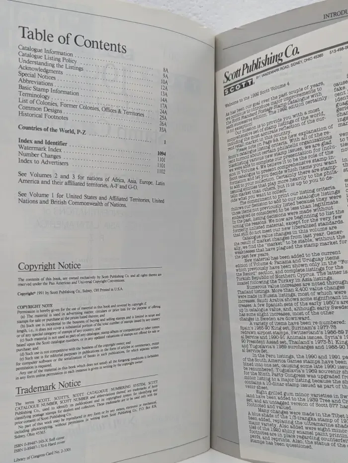 Standard Postage Stamp Catalogue. Volume 4