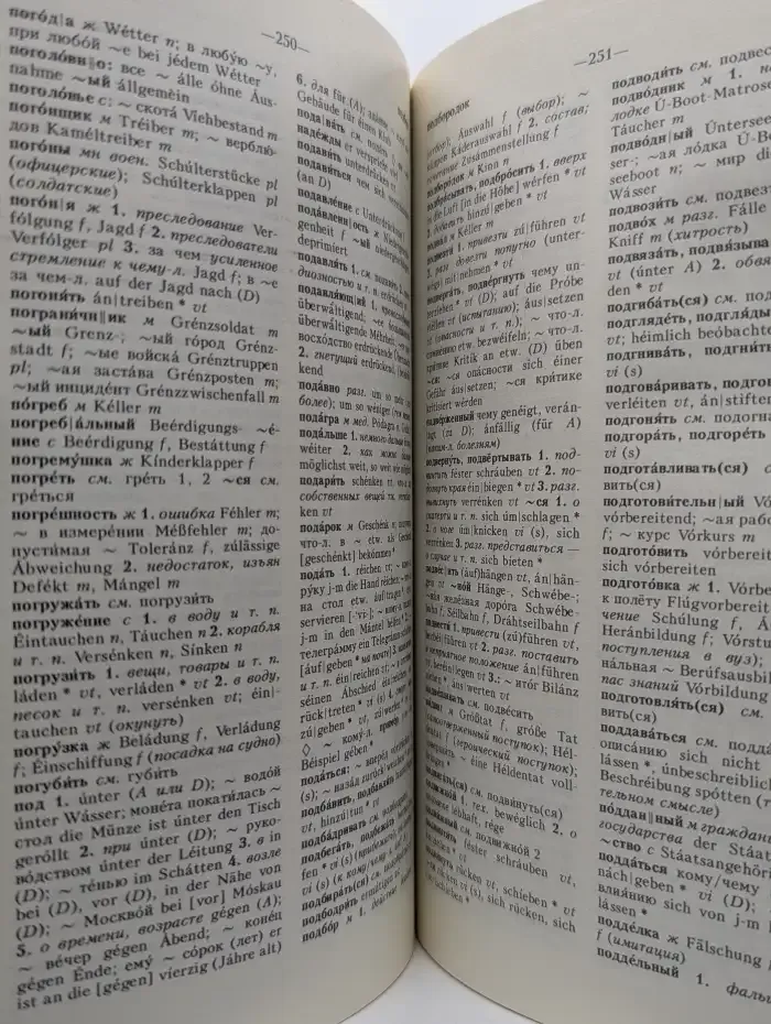 Русско-немецкий словарь (краткий)
