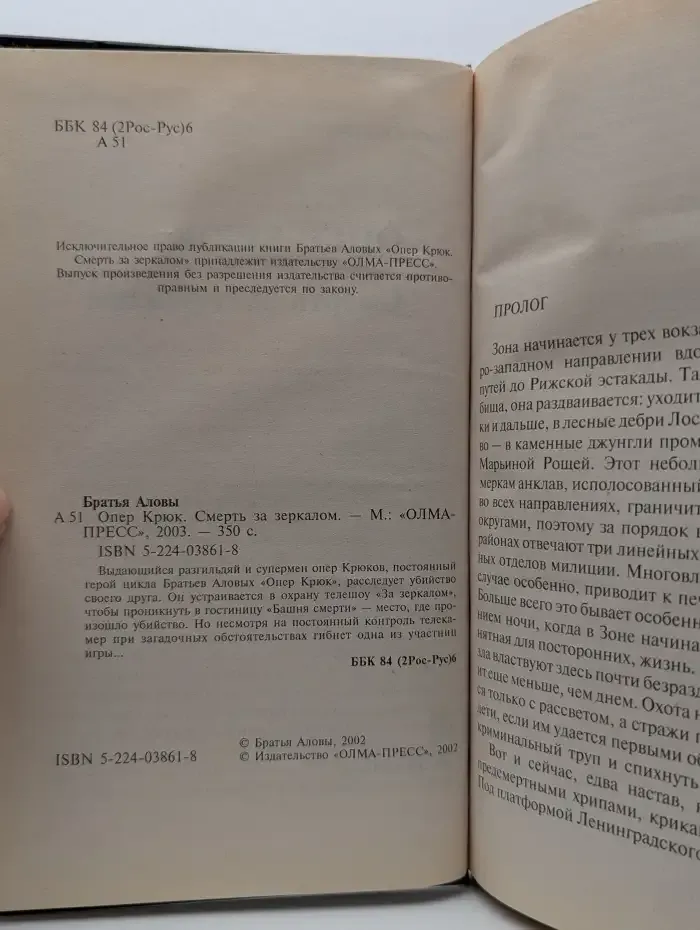Опер Крюк. Смерть за зеркалом