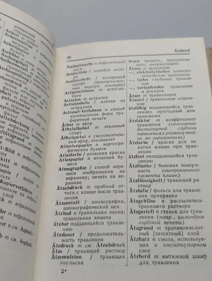Немецко-русский полиграфический словарь