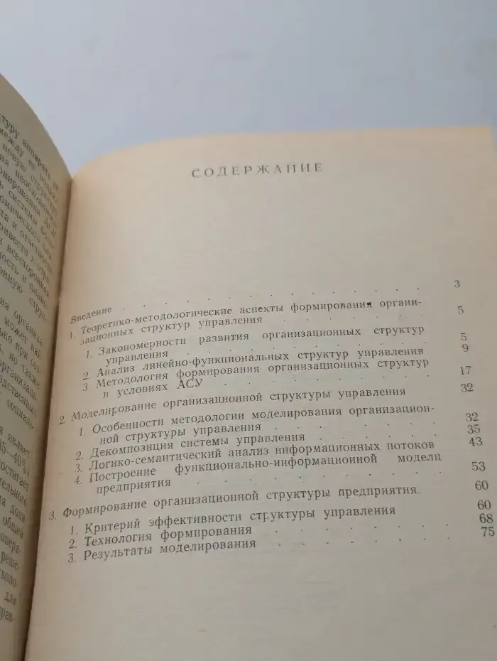 Формирование организационных структур АСУ
