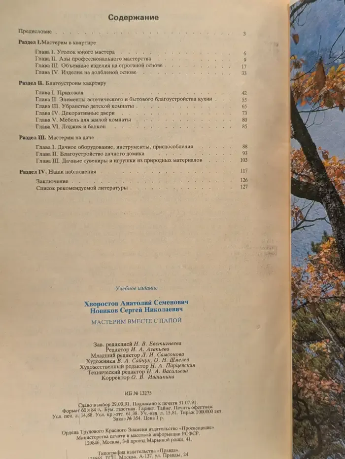 Мастерим вместе с папой. Книга для родителей и детей