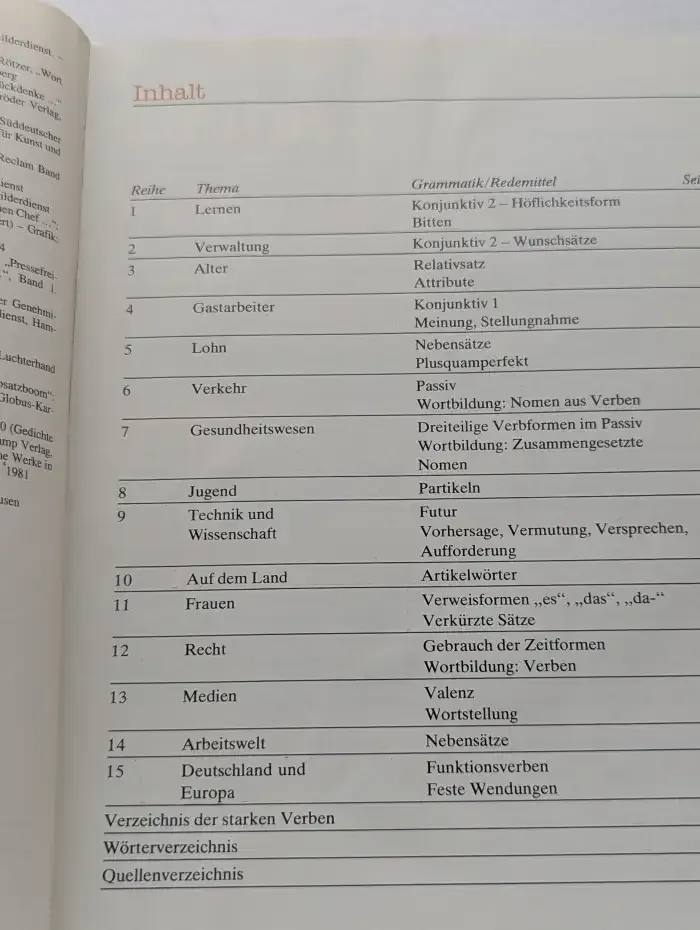 Lernziel Deutsch. Deutsch als Fremdsprache