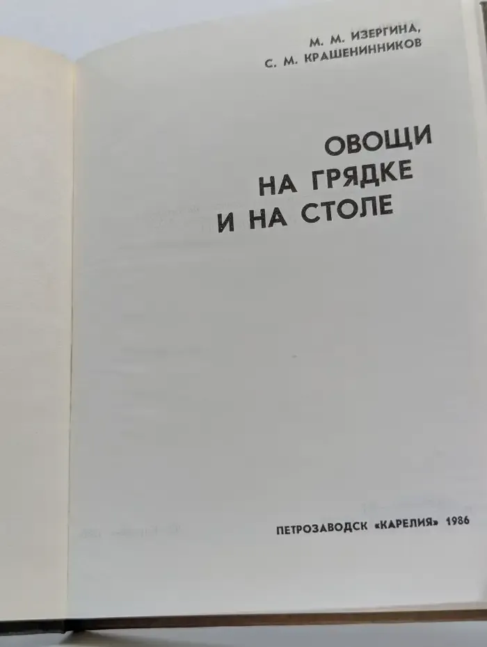 Овощи на грядке и на столе