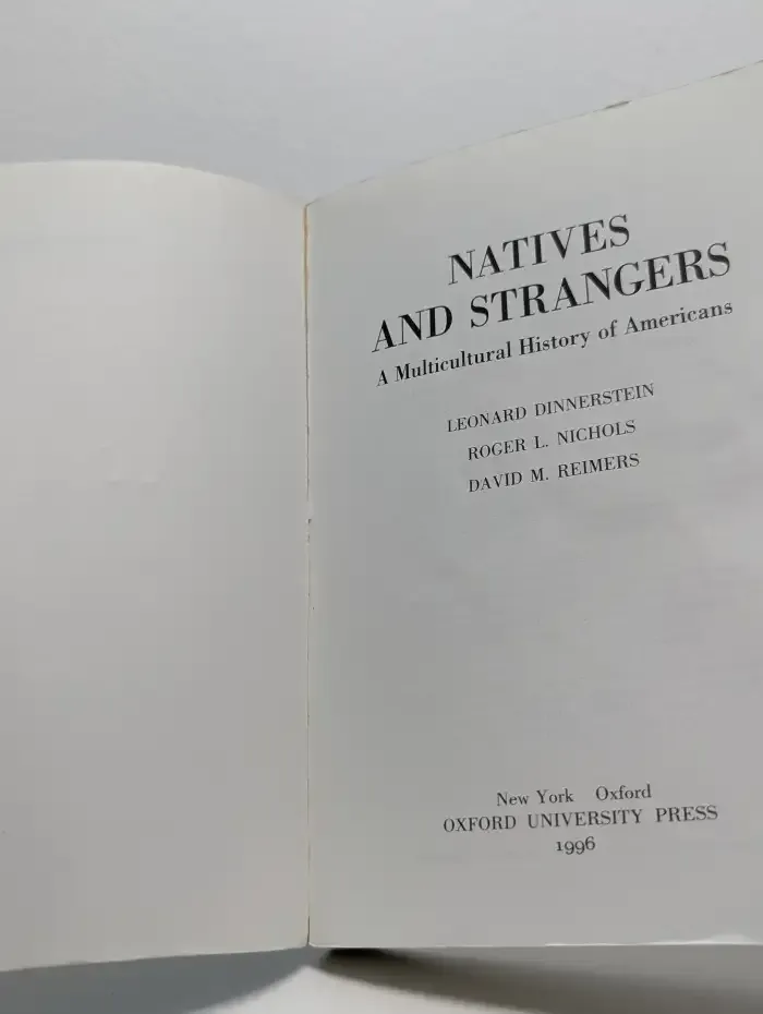 Natives and Strangers: A Multicultural History of Americans