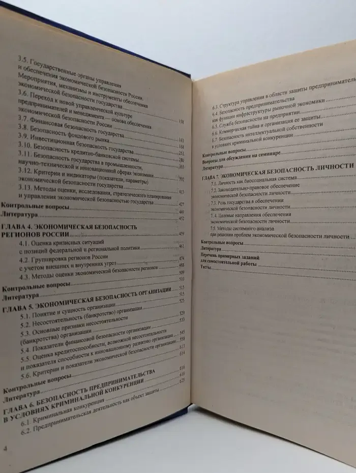 Экономическая и национальная безопасность