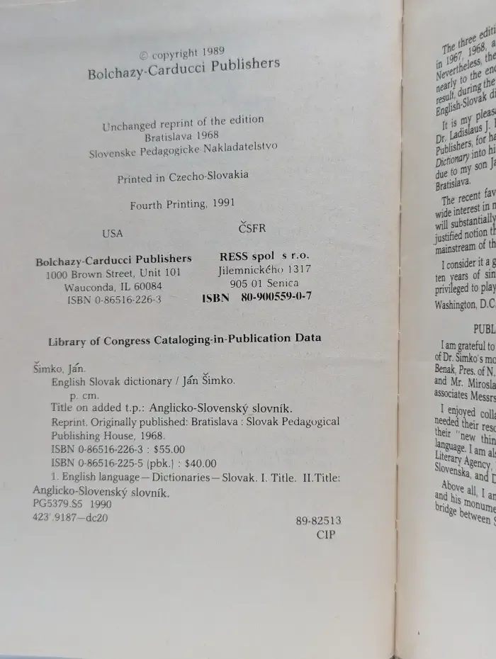 English Slovak Dictionary