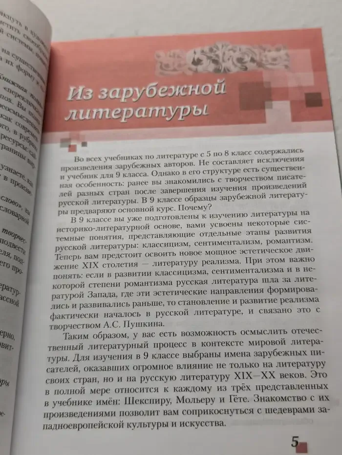 Литература. Учебник для 9 класса общеобразовательных учреждений. Часть I