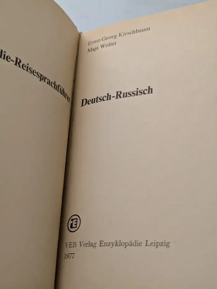 Enzyklopadie Reisesprachfuhrer. Deutsch-Russisch