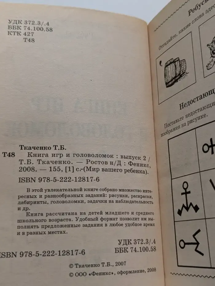 Книга игр и головоломок. Выпуск 2