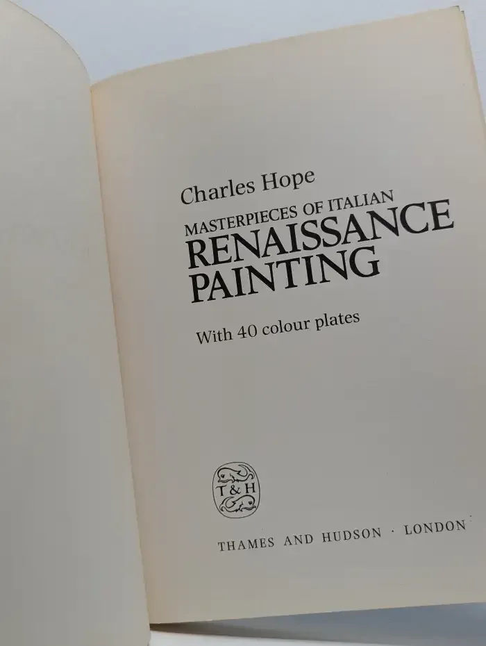 Masterpieces of Italian Renaissance Painting