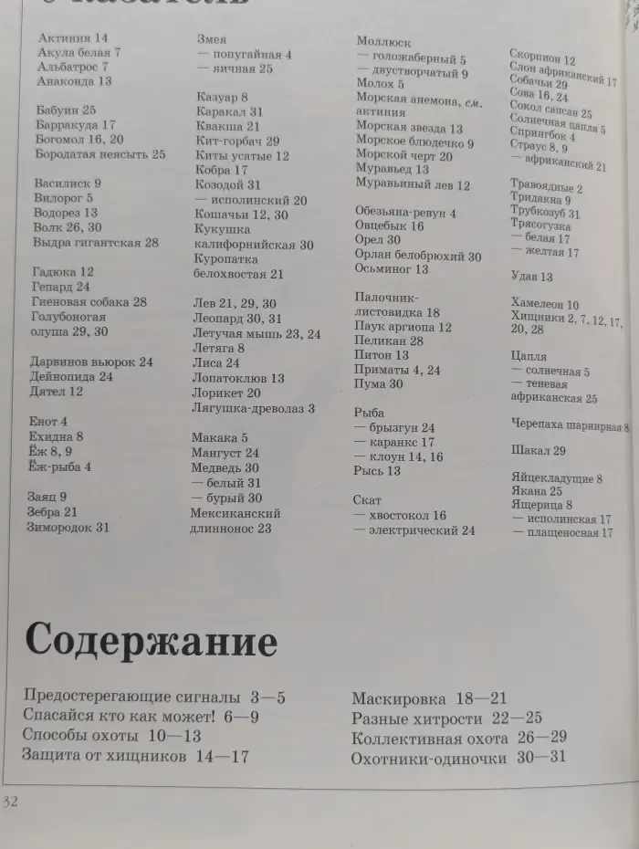 Все обо всем. Охота животных