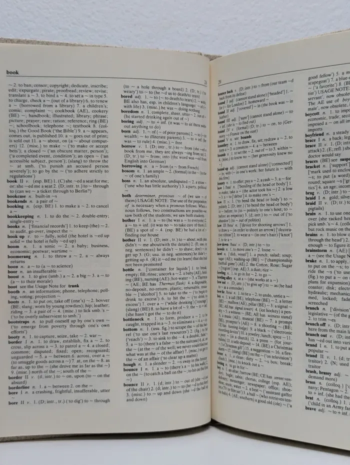 The BBI Combinatory Dictionary of English