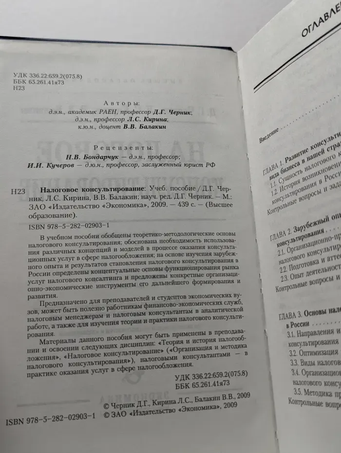 Налоговое консультирование. Учебное пособие