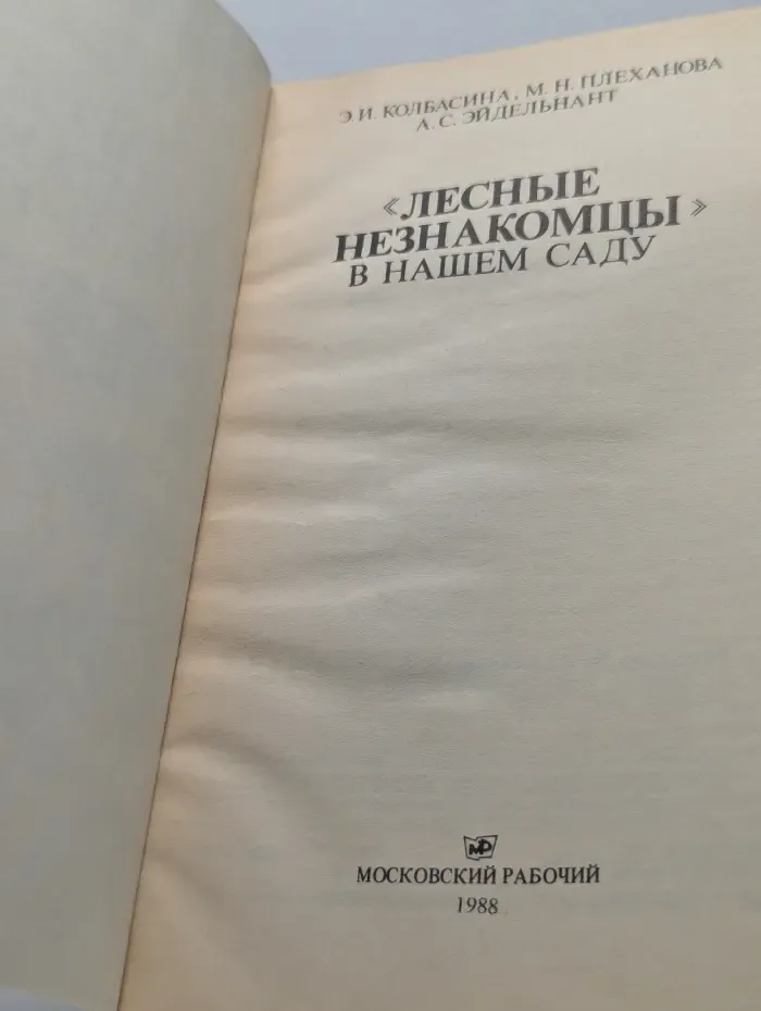 Лесные незнакомцы в нашем саду