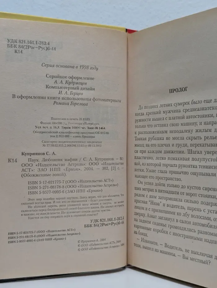 Паук. Любовник мафии