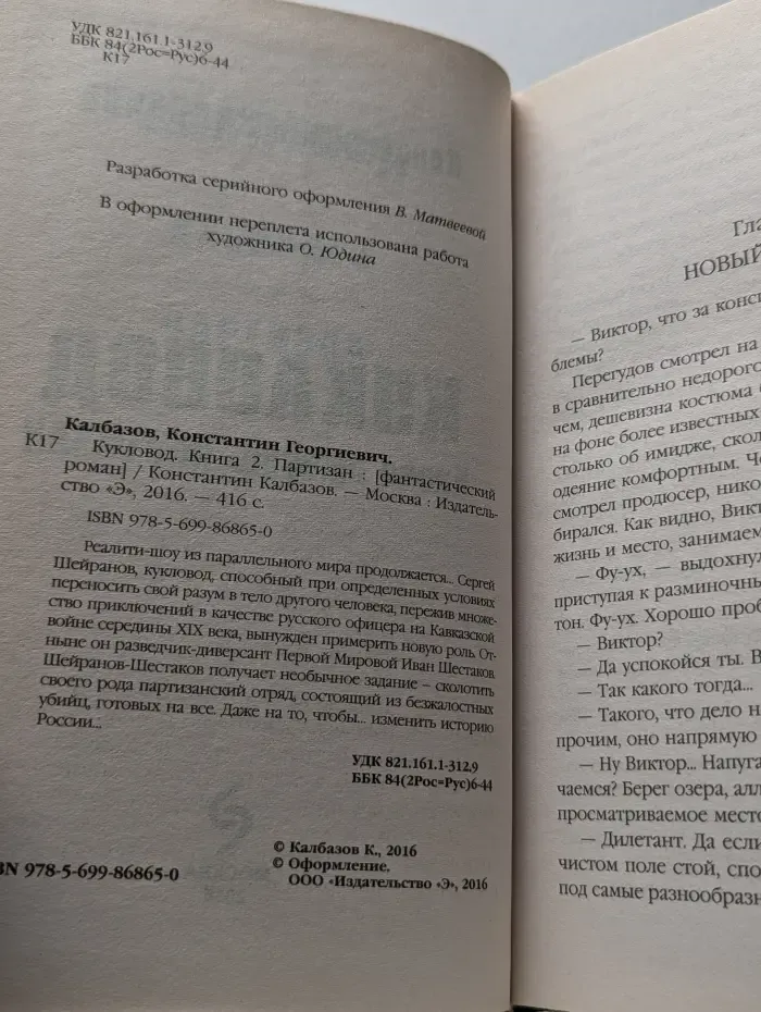Кукловод. Книга 2. Партизан