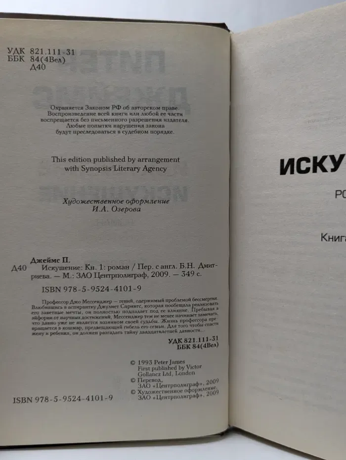 Искушение. Роман в 2 книгах. Книга 1