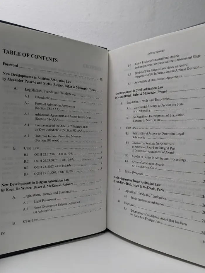The Baker & McKenzie International Arbitration Yearbook 2007