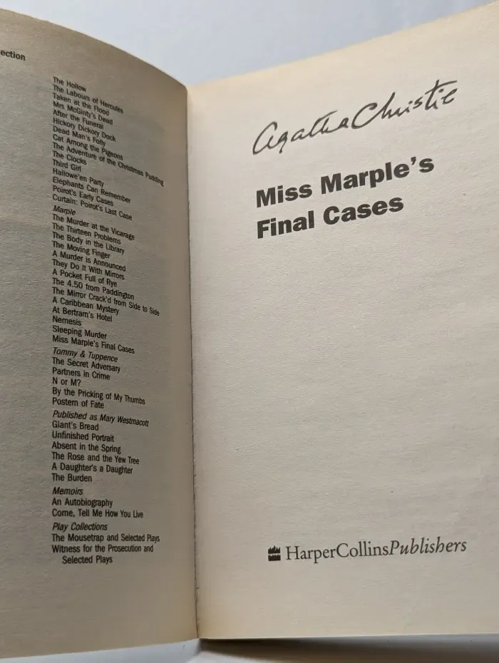 Miss Marple's Final Cases