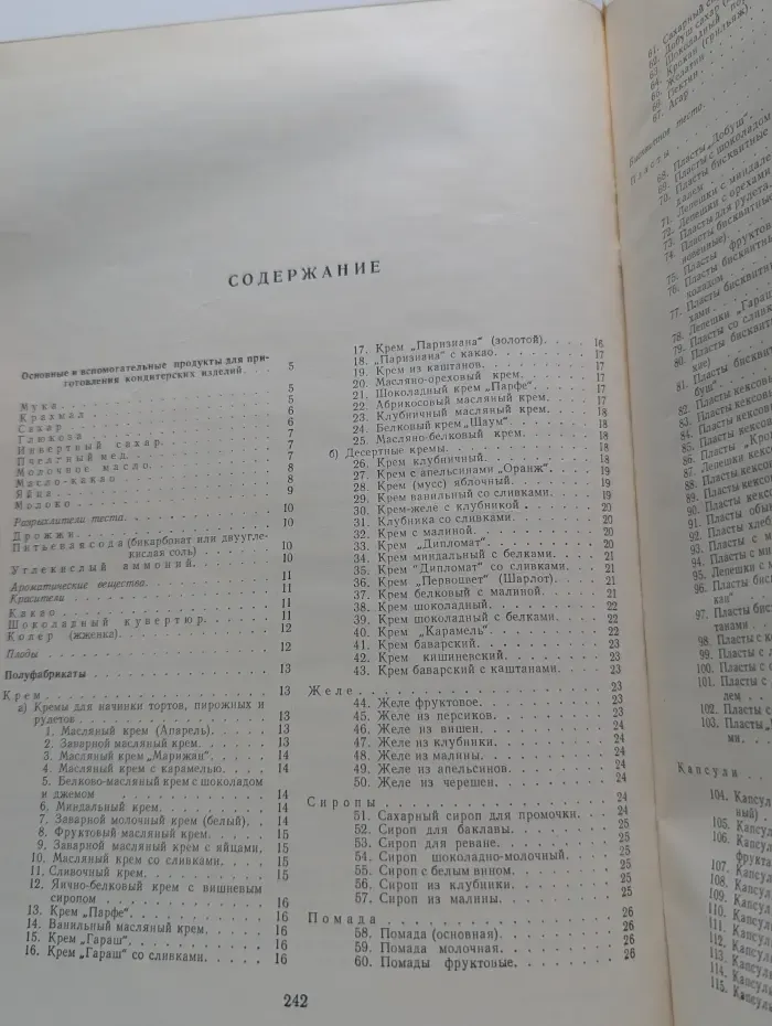 Кондитерские изделия