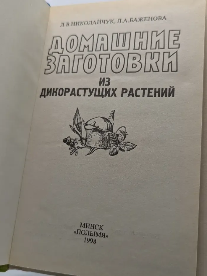 Домашние заготовки из дикорастущих растений