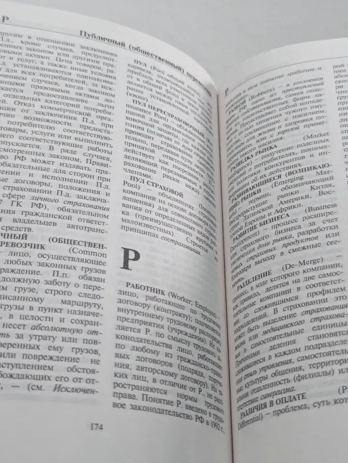 Страховой бизнес. Словарь-справочник