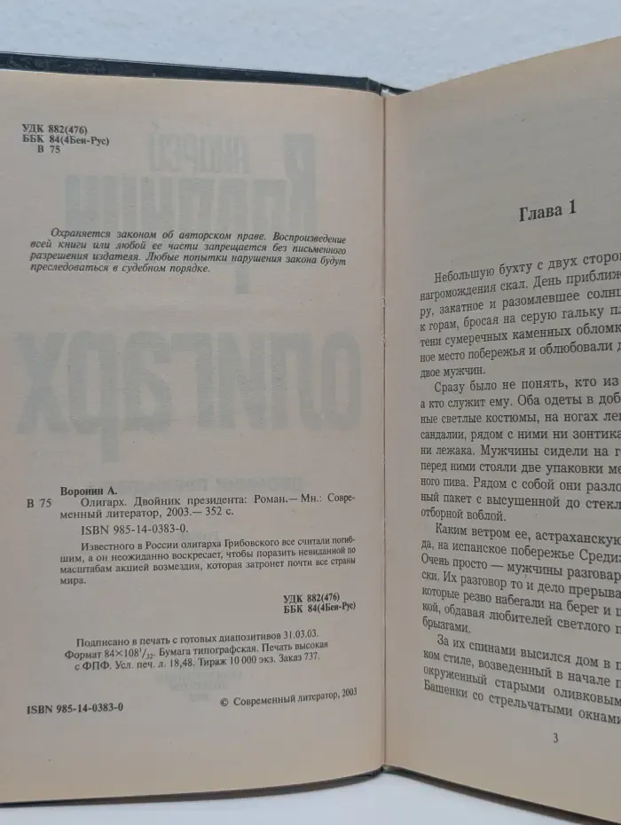 Олигарх. Двойник президента