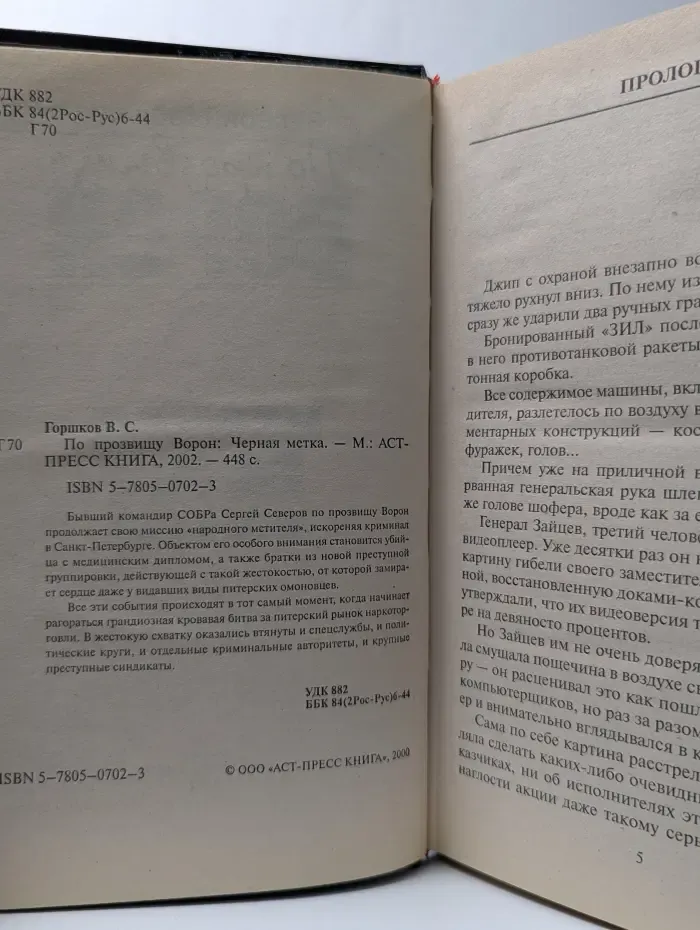 По прозвищу Ворон. Черная метка