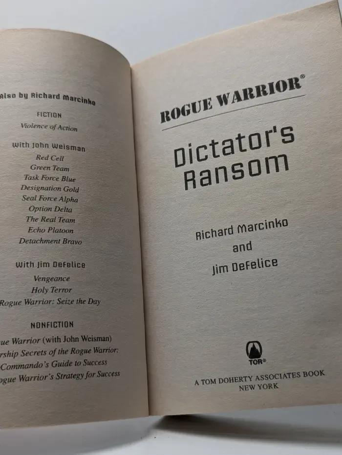 Rogue Warrior: Dictator's Ransom. Воин-изгой: Выкуп диктатора