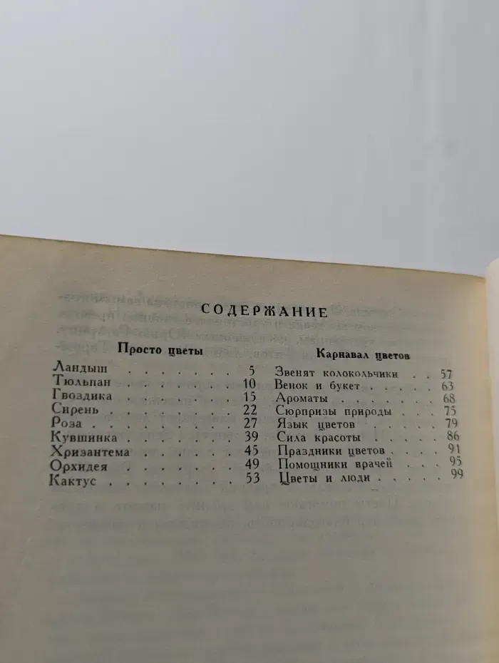 Встреча с цветами