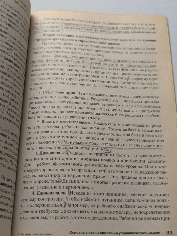 Основы менеджмента