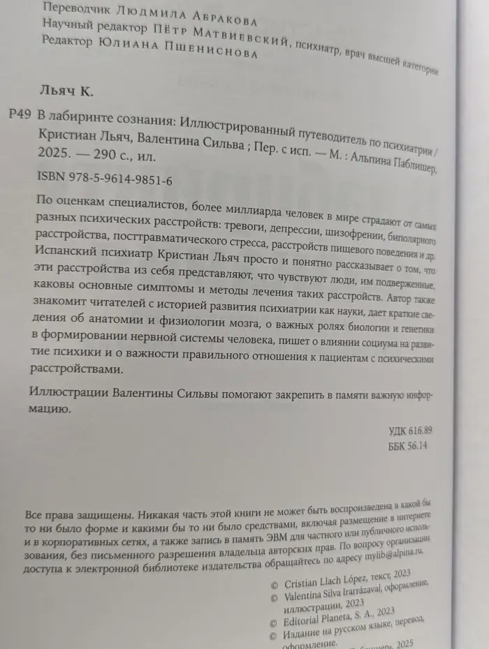 В лабиринте сознания. Иллюстрированный путеводитель по психиатрии