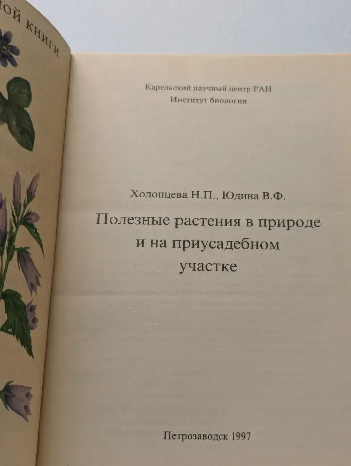 Полезные растения в природе и на приусадебном участке