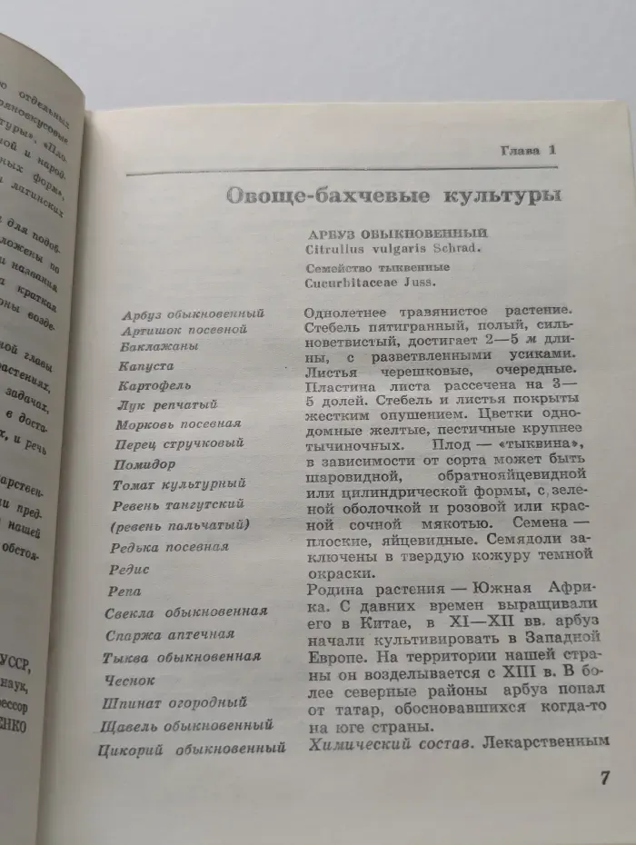 Лекарственные свойства сельскохозяйственных растений